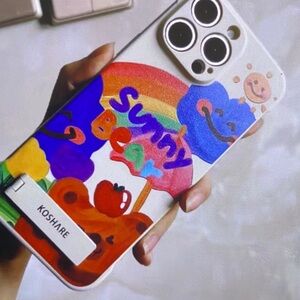 Sunny Bear Phone Case - Multicolor